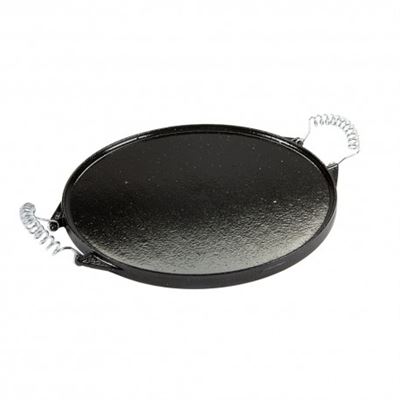 Plancha Hierro Fundido Esmaltada Redonda Ø 52 Cm.