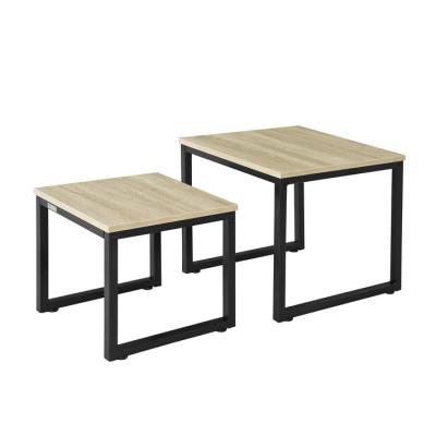 Mesa nido de salón SoBuy FBT42-N Set de 2 mesas auxiliares