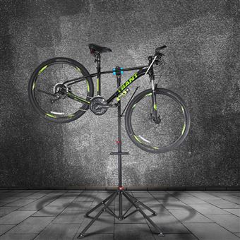 Soporte reparación bicicletas altura regulable para taller