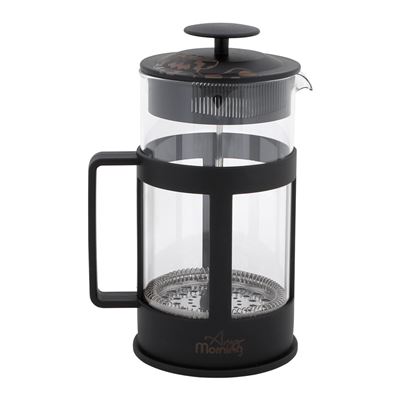 Cafetera De Émbolo Any Morning Negro Y Transparente, 800 Ml