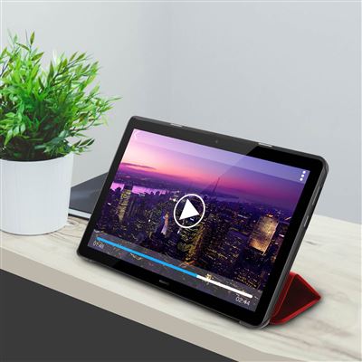 Funda libro Huawei Mediapad T5 10'' - Función soporte Roja - Fundas y  carcasas para tablet - Los mejores precios
