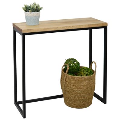 Consola Recibidor iCub Big Wood “ 30x80x80 “ 30mm. Negro.