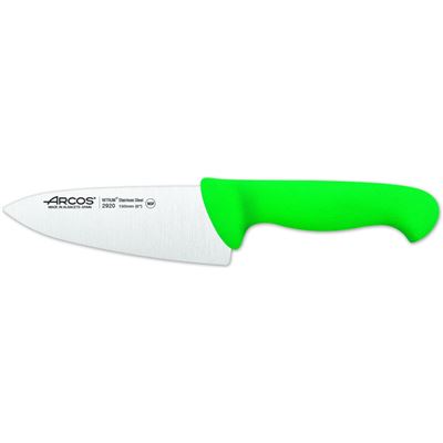 Cuchillo Cocinero Arcos 2900 Verde Hoja 150 Mm