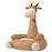 Silla de peluche para niños vidaXL jirafa marrón_0