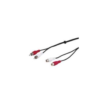 Cable Audio 2xrca-M a 2xrca-H 10m Extensor - 1