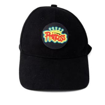 Gorra LED Sonido Negra Modelo Princess