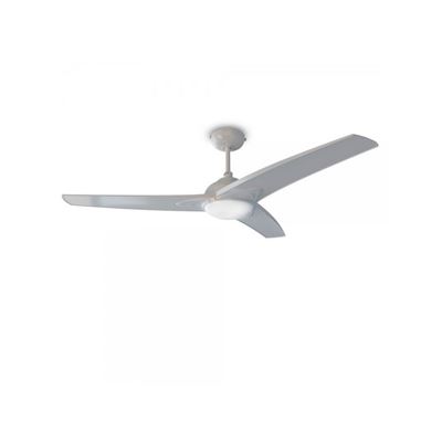 Ventilador de Techo Cecotec con luzForceSilence Aero 560 Mando a distancia, 132 cm de diámetro, 60 W, Gris Lacado