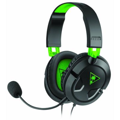 Bigben Interactive ear Force Recon 50x Turtle Beach Binaurale Diadema Negro, Verde Auricular con Micrófono