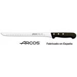 Arcos Serie Universal cuchillo jamonero para cortar hoja de acero inoxidable nitrum 280 mm con alveolos 280mm