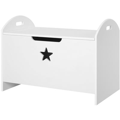 Organizador de juguete Homcom blanco 62x40x46,5 cm