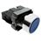 Pulsador de enganche BeMatik 22mm 400V 10A con bloqueo azul_0