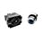 Pulsador de enganche BeMatik 22mm 400V 10A con bloqueo azul_3