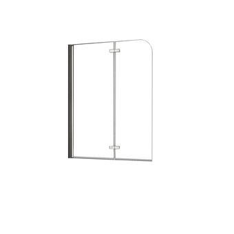 Mampara de Bañera Plegable con Bisagra Cristal Antical 6 mm 100x140 cm