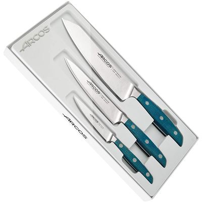 Juego Cocina De 3 Piezas Arcos Brooklyn Azul