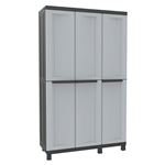 Armario TwistNegro 3 Puertas 102A 39x102x170 cm