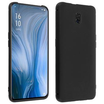 Carcasa protectora Oppo Reno de Silicona Flexible - Negro - 1