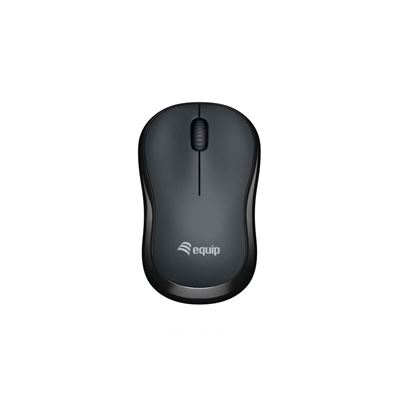 Ratón inalámbrico equip 1200 DPI ambidextro negro para oficina modelo 110026 - Imagen 2