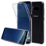 Funda Doble Gel para Samsung Galaxy S8 , Estuyoya Silicona Transparente Case Protector 360