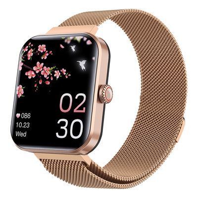 Smartwatch Dudao F57l 1.9"" Con Pantalla Lcd Bluetooth Para Android En Ios Milano Oro