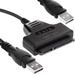 Cable BeMatik SATA a USB 2.0 con datos y alimentación