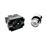 Pulsador de enganche BeMatik 22mm 400V 10A con bloqueo blanco_3