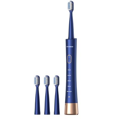 Cepillo De Dientes Eléctrico Dam Sónico 31.000rpm 6 Modos Cuerpo Impermeable Ipx8 Azul Oscuro