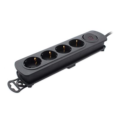 Tm Electron Regleta Enchufes 4 Tomas Con Interruptor 3680 W Negro , Leroy Merlin - Imagen 3