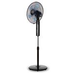 Ventilador de Pie Orbegozo SF 0345, negro, 45 cm, 5 aspas, 3 velocidades, 80W