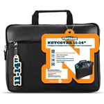 Maletín Portátil 14'' Cremallera Vintage de Mobilis - Negro