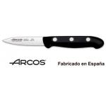 Arcos Maitre Cuchillo mondador acero inoxidable nitrum 80 mm mango polipropileno negro 80mm