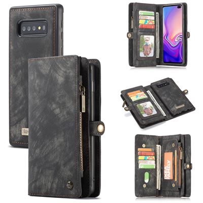 Funda Samsung Galaxy s10 klack® wallet flip negro para monedero cartera