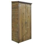 Caseta herramientas de jardín vidaXL, FSC madera de pino 85x48x177 cm