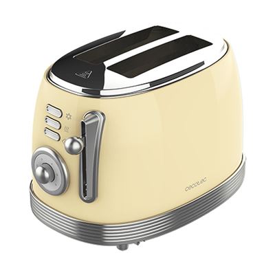 Tostadora Cecotec Vintage 800 Light Yellow 850 W Amarillo