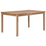 Mesa de jardín vidaXL madera de teca 150x90x77 cm marrón