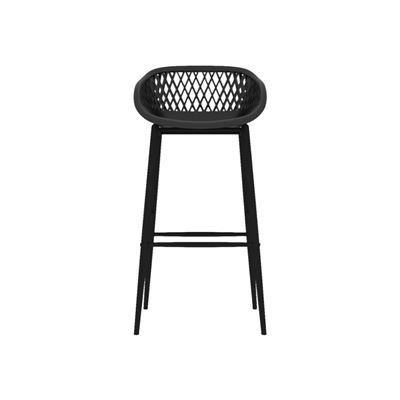 Vidaxl Taburetes De Cocina 2 Unidades Negro , Leroy Merlin - Imagen 2