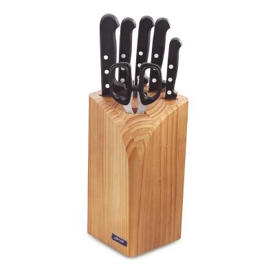 Taco De 4 Cuchillos Macheta Y Tijeras Arcos Universal 285100 De Acero Inoxidable Y Mango De Polioximetileno Juego De 6 Piezas Y Caja De Regalo