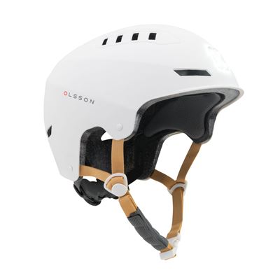 Casco Para Bici Olsson Urban Light Blanco Talla M/l