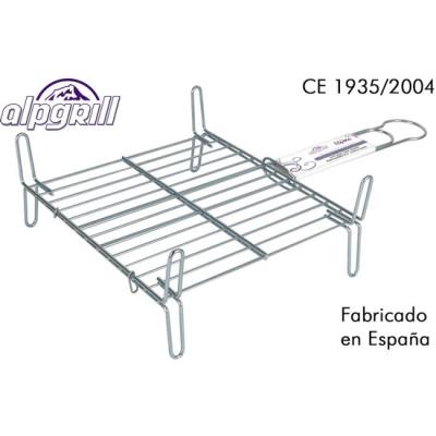 Parrilla Barbacoa OlpGrill 30x30cm Doble