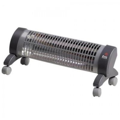 Estufa Ruedas Cuarzo 2302r 1200 W 2barras Fm Calefaccion