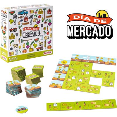 Juego De Mesa Dia De Mercado Ludilo Juego De Fichas
