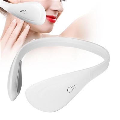 Dispositivo Ems V De Electroestimulación Facial Efecto Reafirmante Remodelador Suavizar Signos Edad Blanco