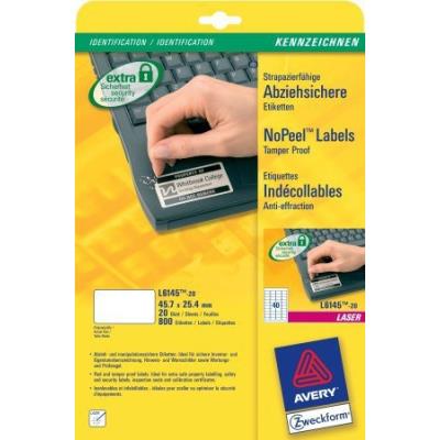 Avery L6145-20 Etiqueta De Impresora - Etiquetas De Impresora