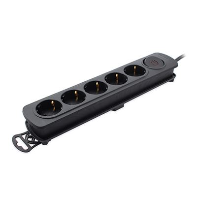 Tm Electron Negro Base Multiple 5 Tomas Interructor