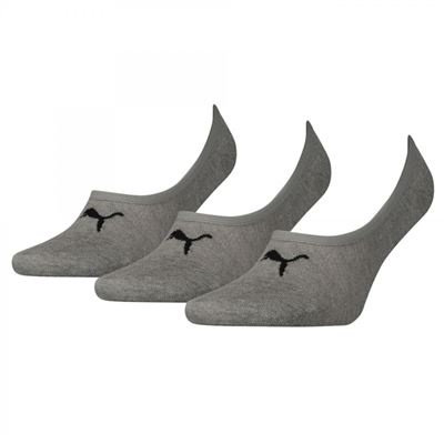 Calcetines Tobilleros Deportivos Puma Footie 3 Pares Gris Talla 43-46