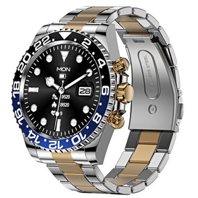 Smartwatch Smartek Sw-aw12 Acero Inoxidable Negro/azul