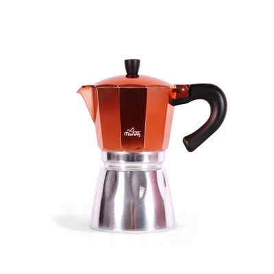 Cafetera Italiana Any Morning Espresso Aluminio, Cobre, 240 Ml