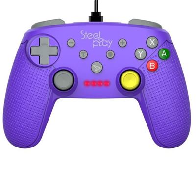Controlador Steelplay De Indigo Con Cable Para Switch