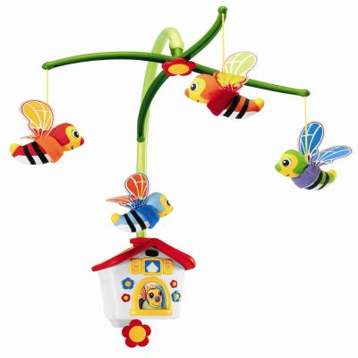 Chicco Bee Hive con y luces para cuna de bebé carrusel musical coloridas relajante brazo ajustable camas – juguetes 0+ meses