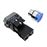 Pulsador de enganche BeMatik 22mm 400V 10A con bloqueo y luz LED azul_3