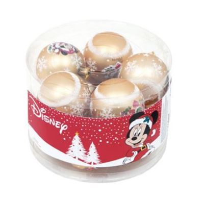 Pack de 10 Bolas árbol de Navidad diámetro 6cm de Minnie Mouse Disney ARDITEX WD14013